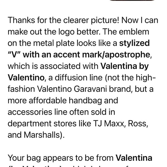 Valentina by Valentino. Floral Print Women's Bag - Picture 5 of 5